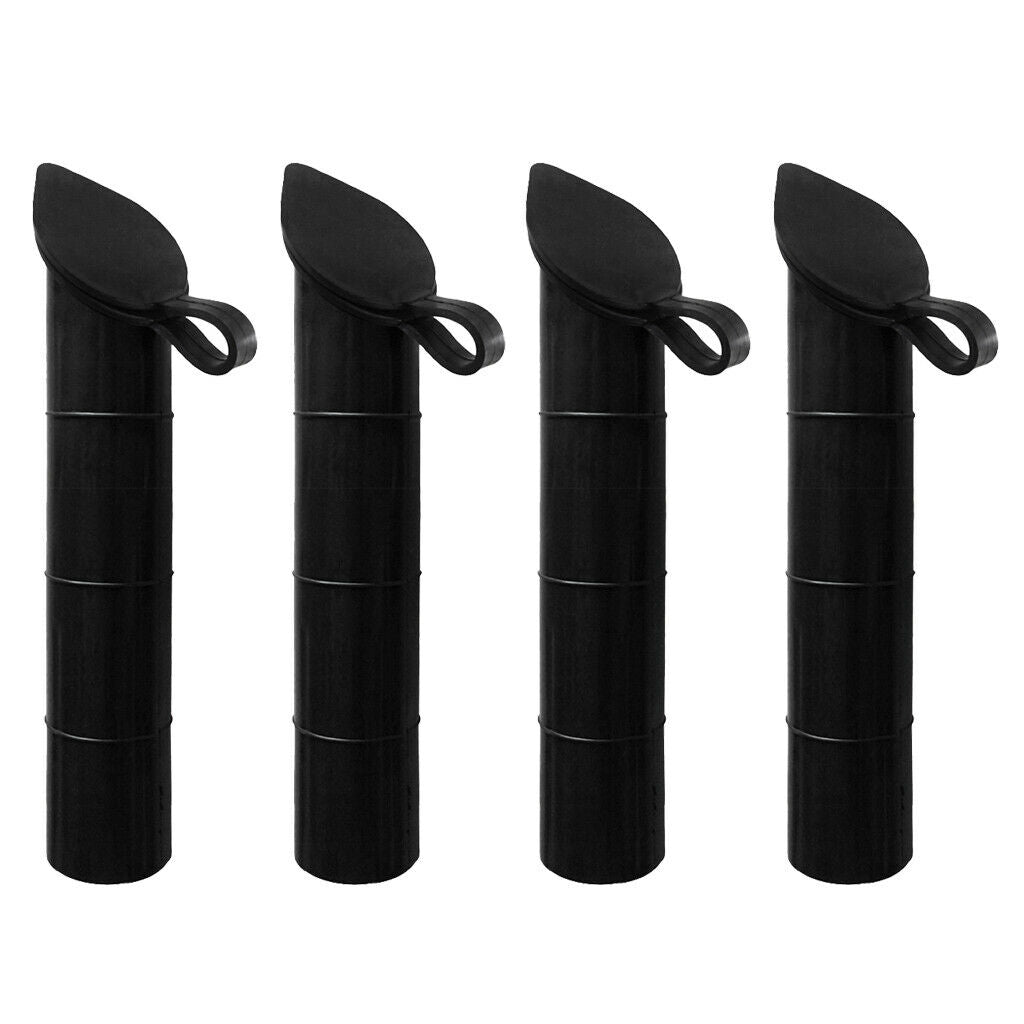 4 Rubber 30 Degree Fishing Rod Holder Inner Tube Liner   Cover Replacement