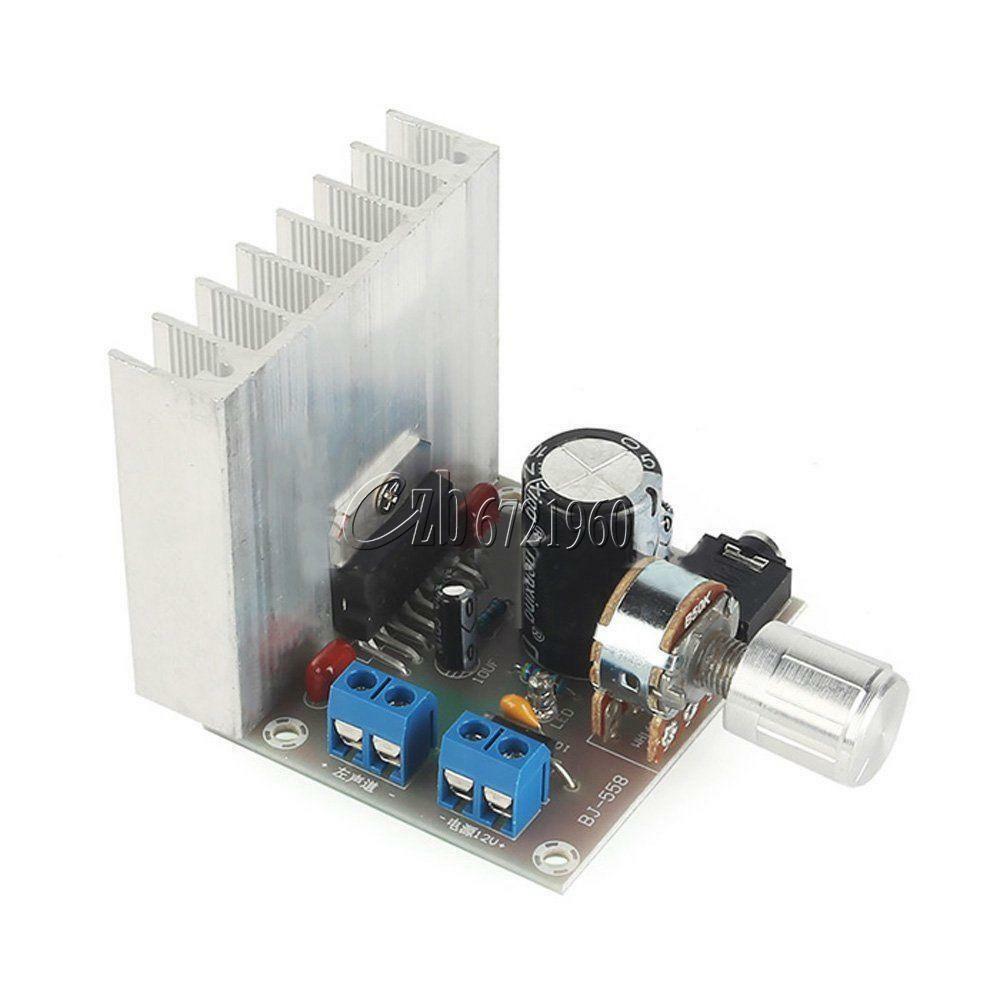 DC 12V 35W+35W 20Hz-20KHz TDA7377 Dual Channel 2.0 Amplifier Board Module