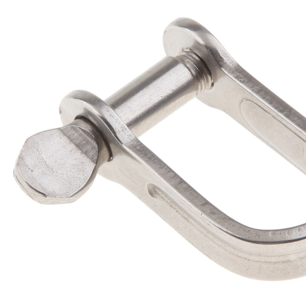 6mm Stainless Screw Pin Bow Shackle Corrosion Resistance for Marine or Yacht