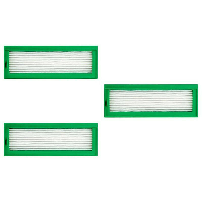 Accessories Set for Vorwerk Kobold VR200 & VR300 Vacuum Robots - 3X HEPA FilteU6
