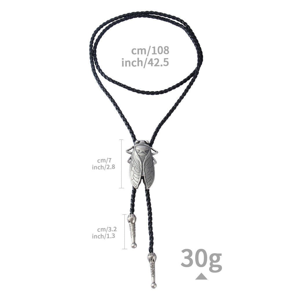 Hypoallergenic Noble Necktie Bolo Tie for Shirt Collar Lapel Neklace