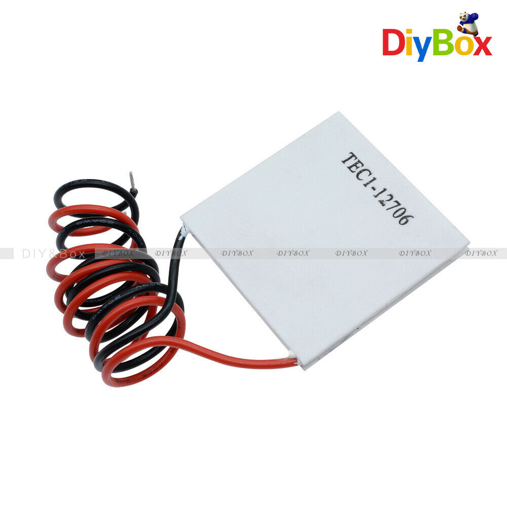 15PCS TEC1-12706 Peltierelement Module 12V 60W Peltier Element Cooling Heating