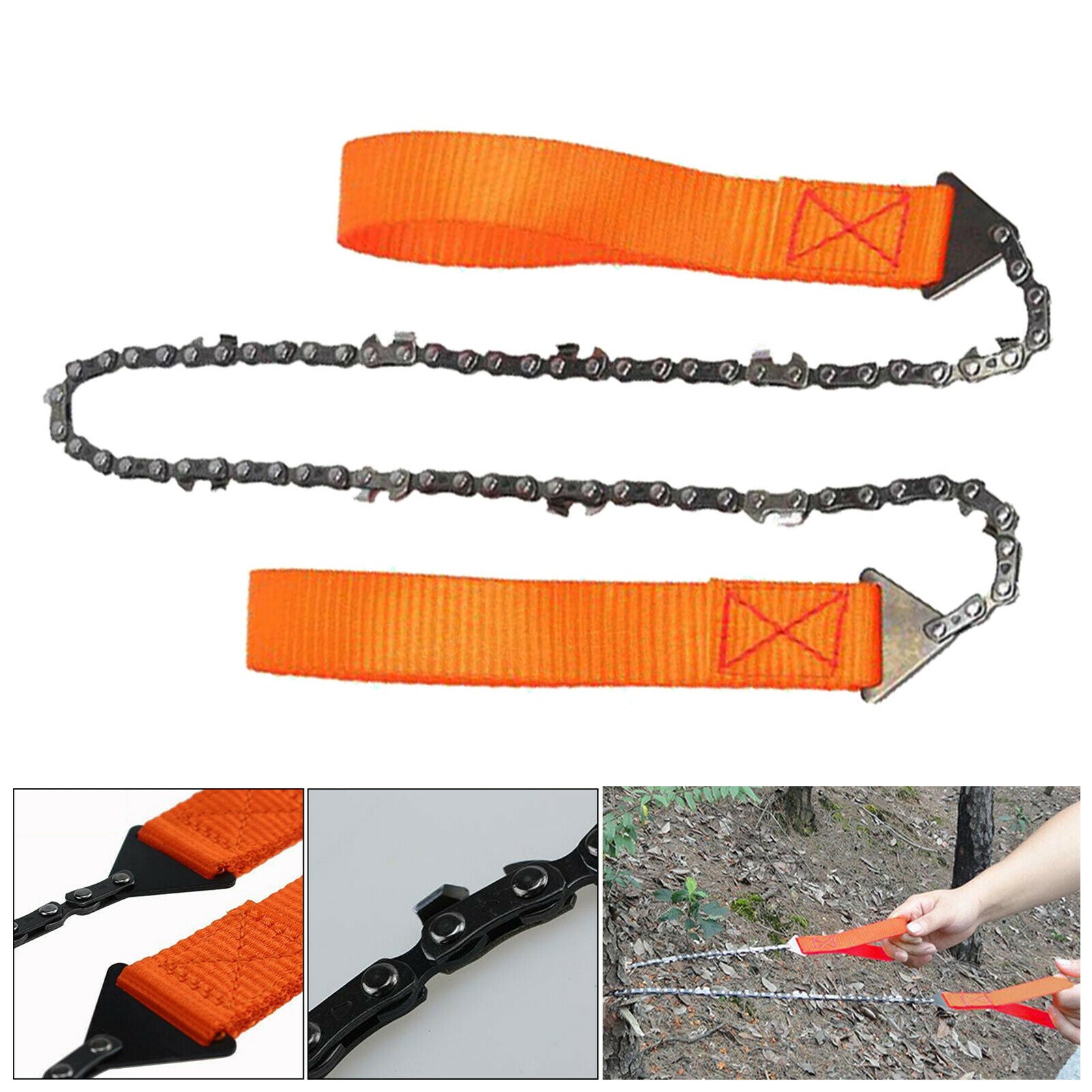 Pocket Wire Saw Chainsaw Camping Hiking Hunting Survival Emergency Kit