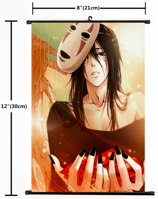Japanese Anime Spirit Away No Face Home Decor Poster Wall Scroll 2027