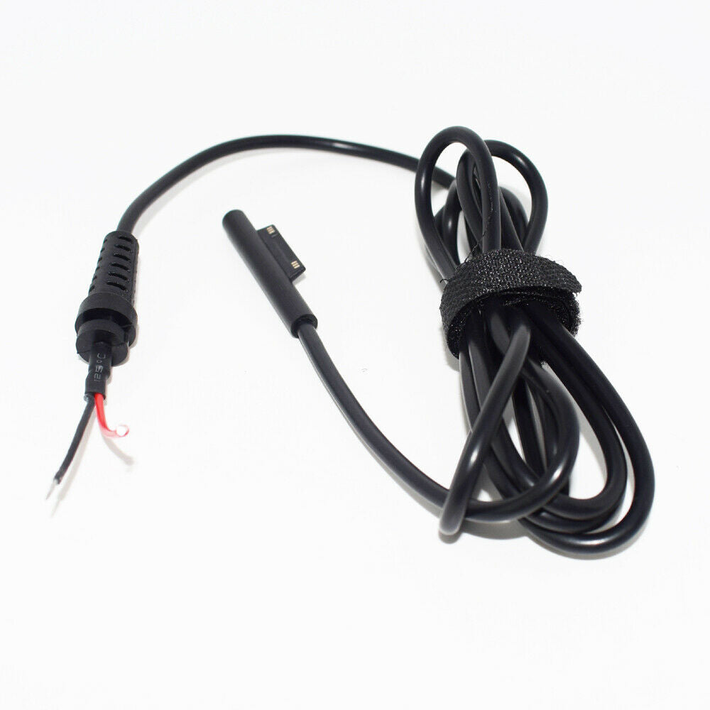 10pcs 1.5M/5FT Microsoft Surface RT Pro 4 Tablet Pigtail DIY Cord Cable Black