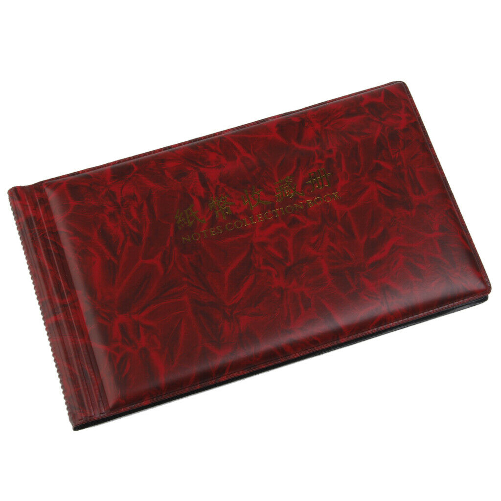 Banknotes Collection Album Protection Storage Book Single Display Pocket