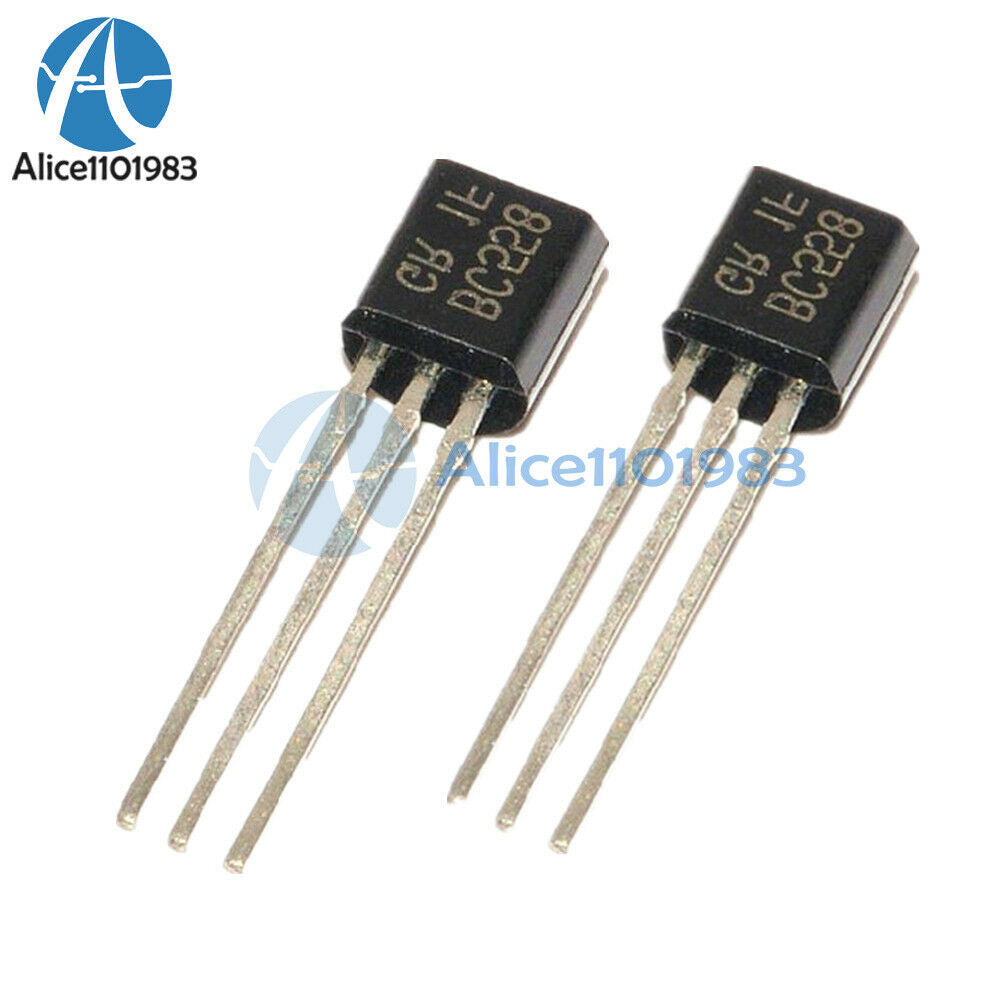 100PCS BC558 BC558B TO-92 PNP 30V 0.1A Transistor NEW