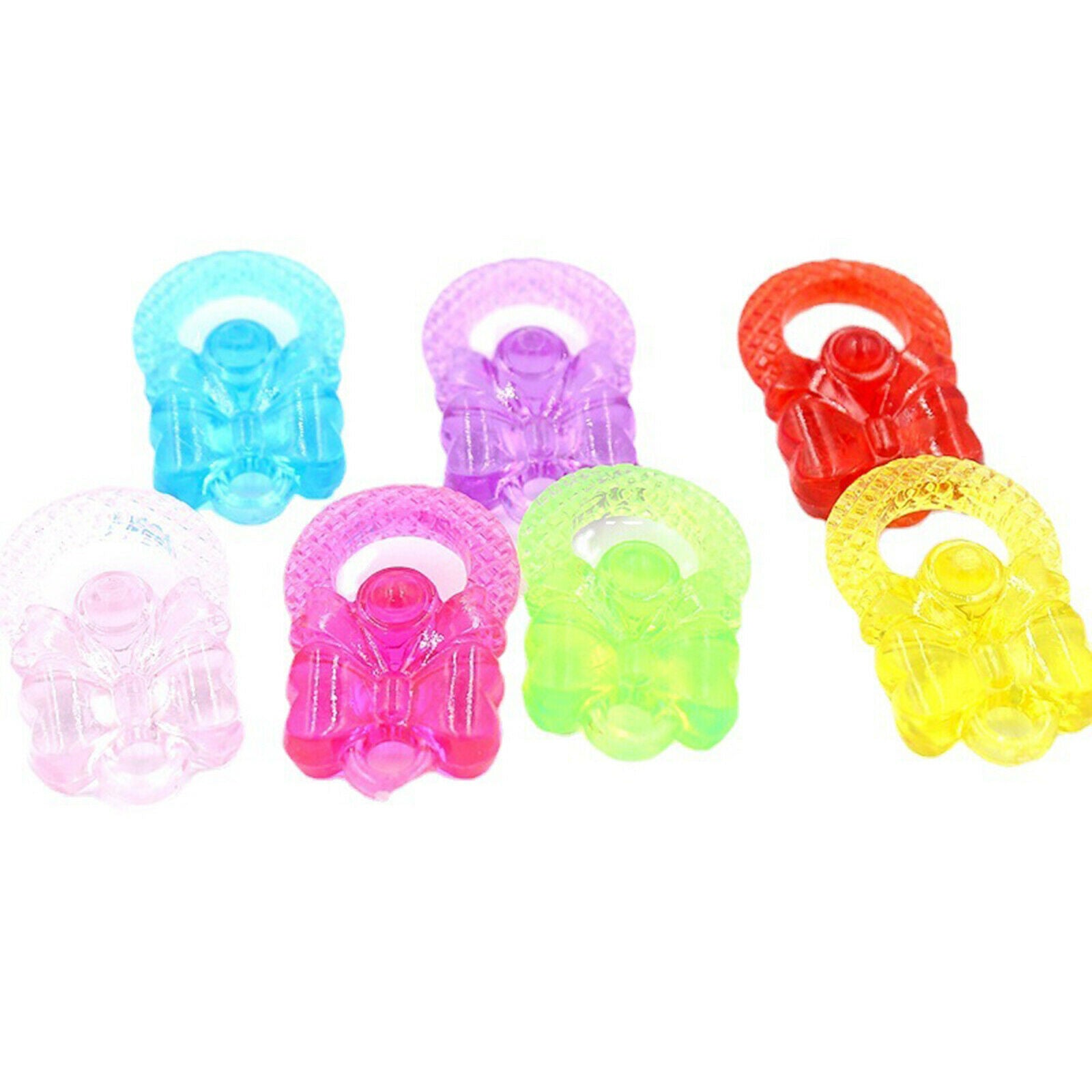 100Pcs Butterfly Pendants Beads Charms DIY Jewelry Making Bangles Crafting