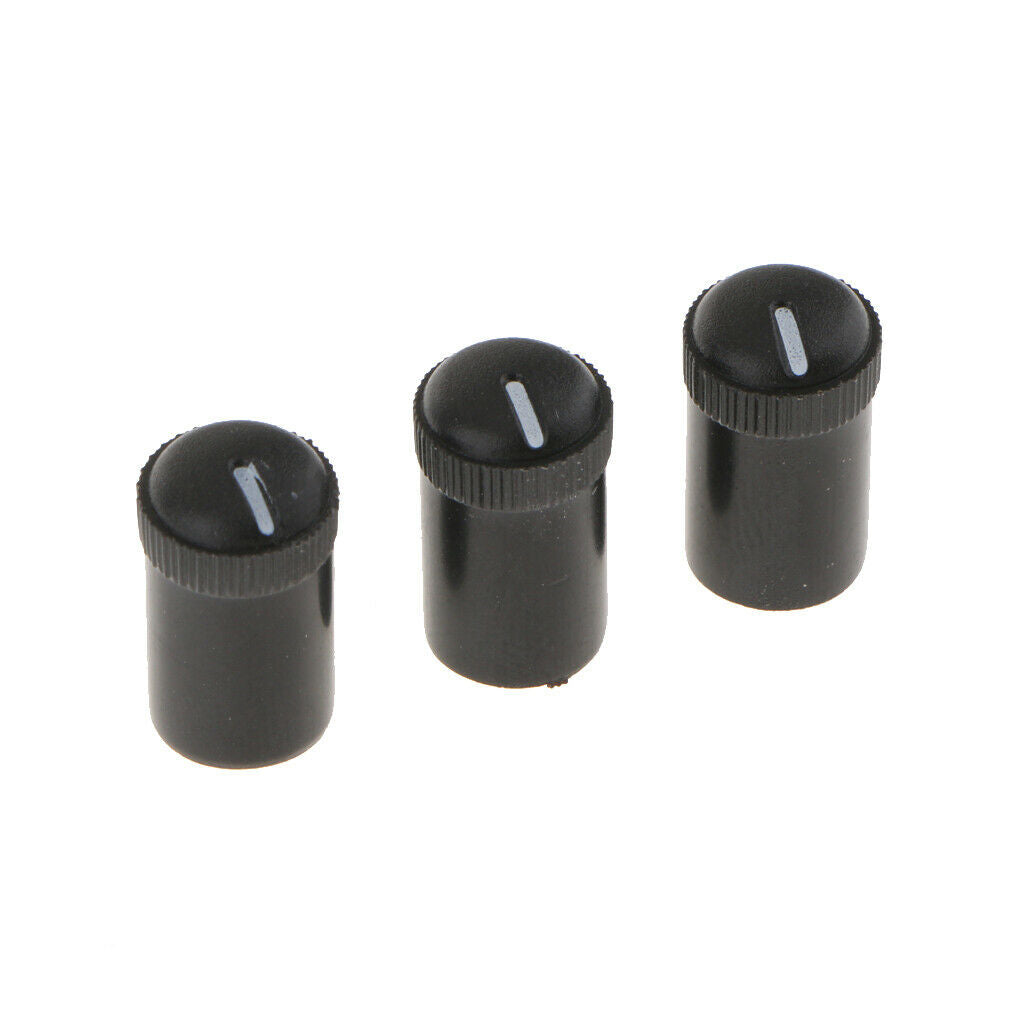 3Pcs Car Equipment Power Radio Pushbutton Speaker Tone Control Knob