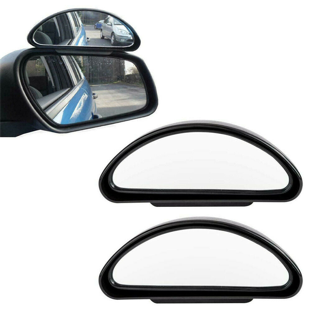 2x Adjustable Blind Spot Mirrors Wide Angle Rear View Side Mirror fit Car Truck