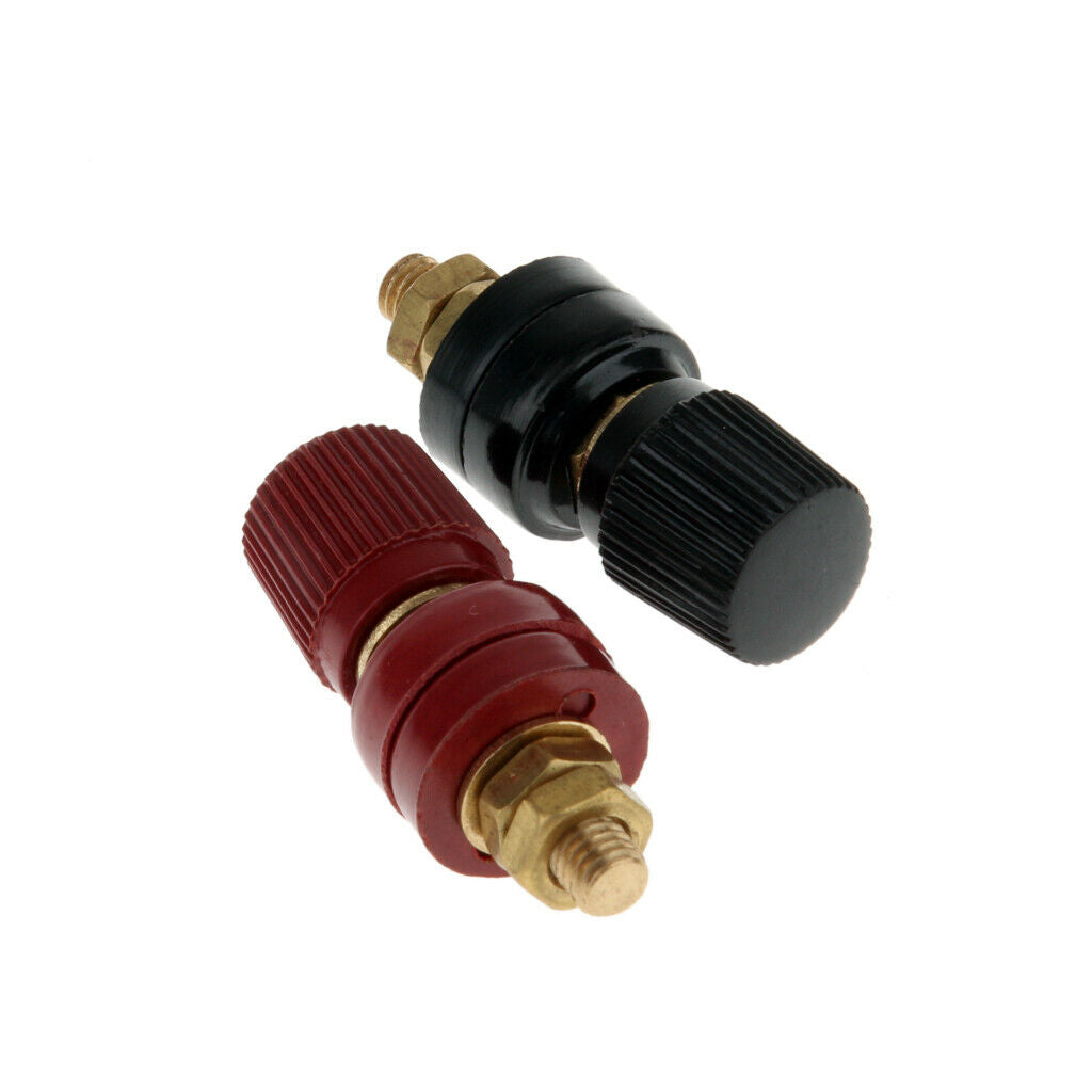 M6 200A Tie Terminal Solid Brass Wire Electrical Insulation