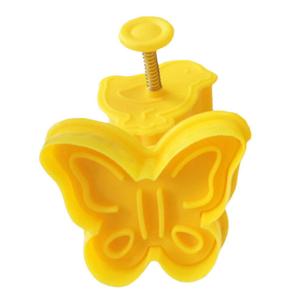 4Pcs Cute Easter Eggs Bunny Cartoon Cake Mold Fondant Cookie Cutter Set
