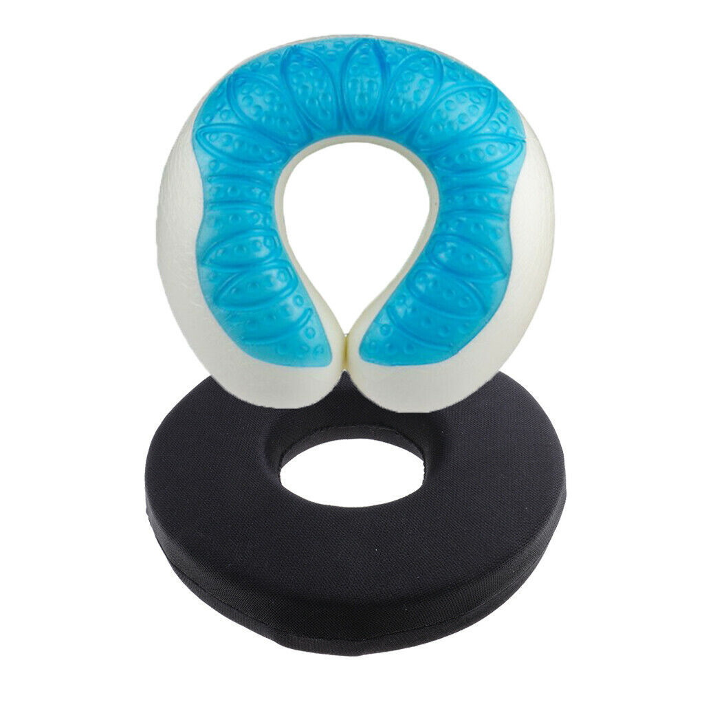 Black Office Home Seat Chair Orthopedic Hemorrhoid Coccyx Tailbone Cushion Pad +