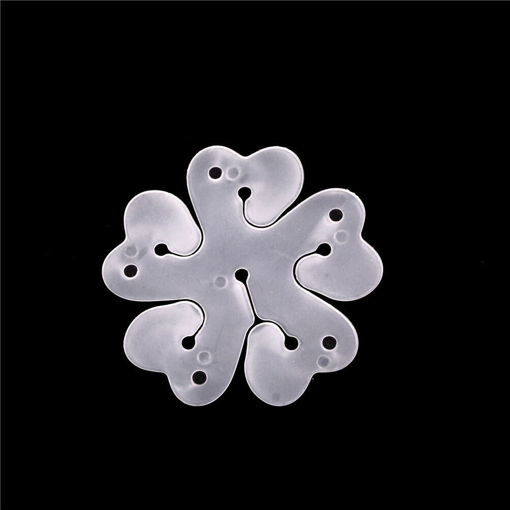 10pcs 6 in 1 Seal Clip Ballons Accessories Plum Flower Clip Sealing Clam XC