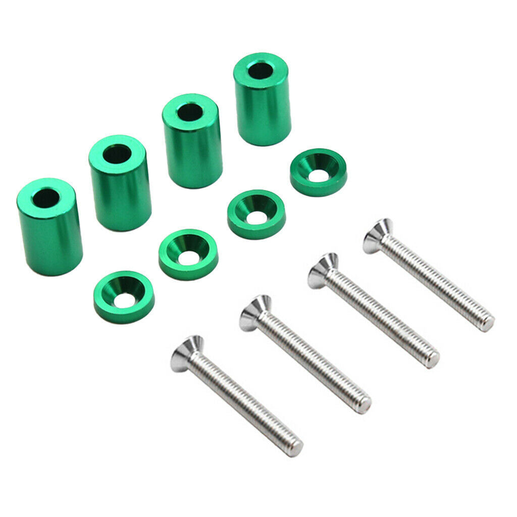 Alloy Hood Vent Spacer Riser Kits For All Turbo  Engine  Motor Swap  Green