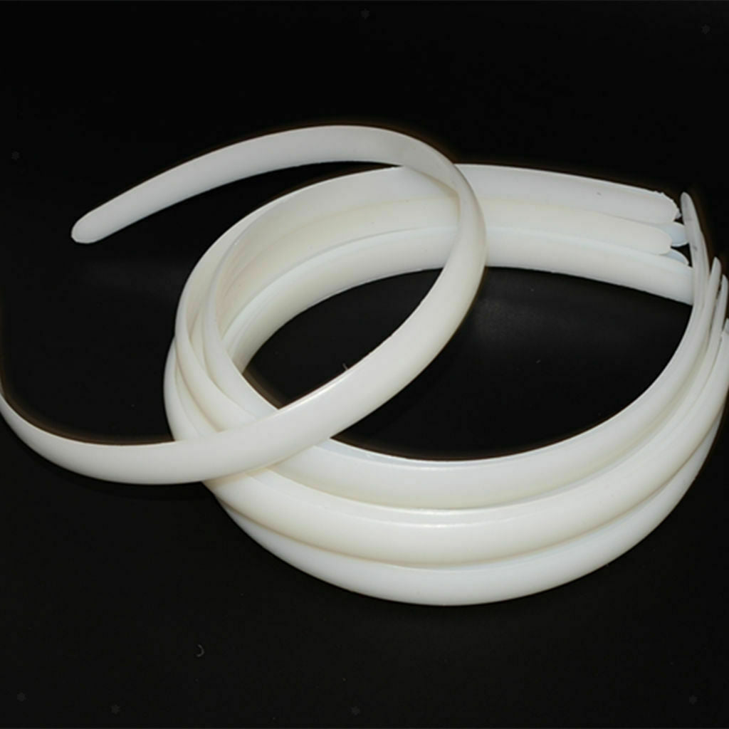 10pcs Plastic Hair Band Hoop Headband for DIY Hair Accessories Crafts 15mm