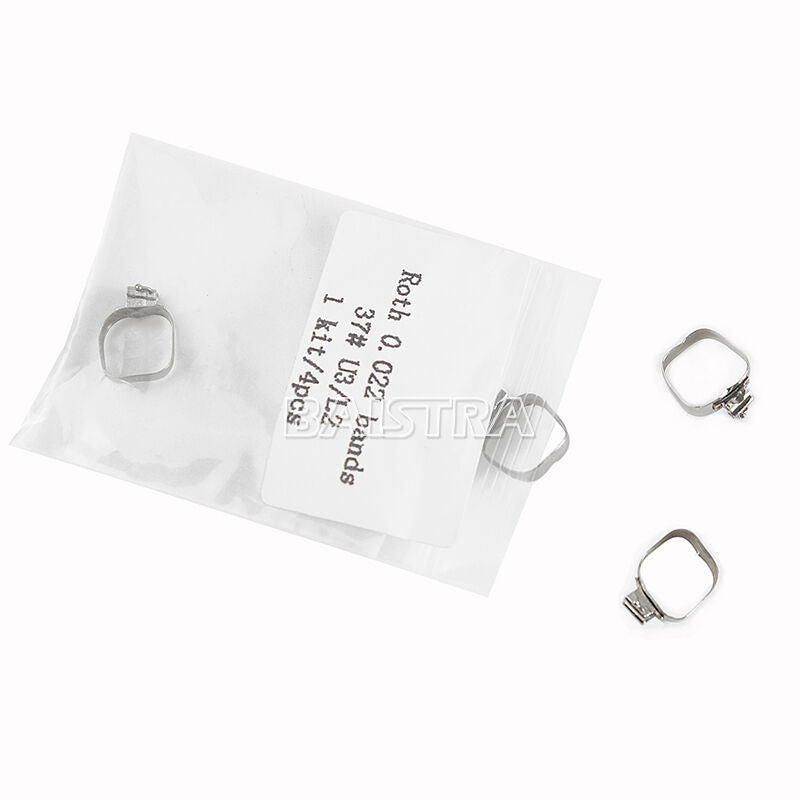 50Sets Dental Orthodontic Buccal Tube Bands for 1st Molar Roth 0.022" #37 U3/L2