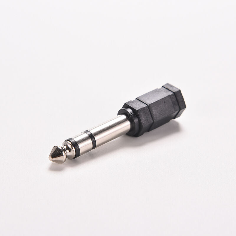 2Pcs 6.5mm 1/4 Male to 3.5mm 1/8 Female Stereo Audio Mic Plug Adapter JacDEAU