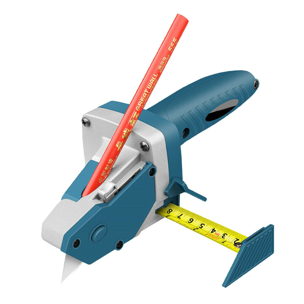 Plasterboard cutting tool with scale tools for mark cut