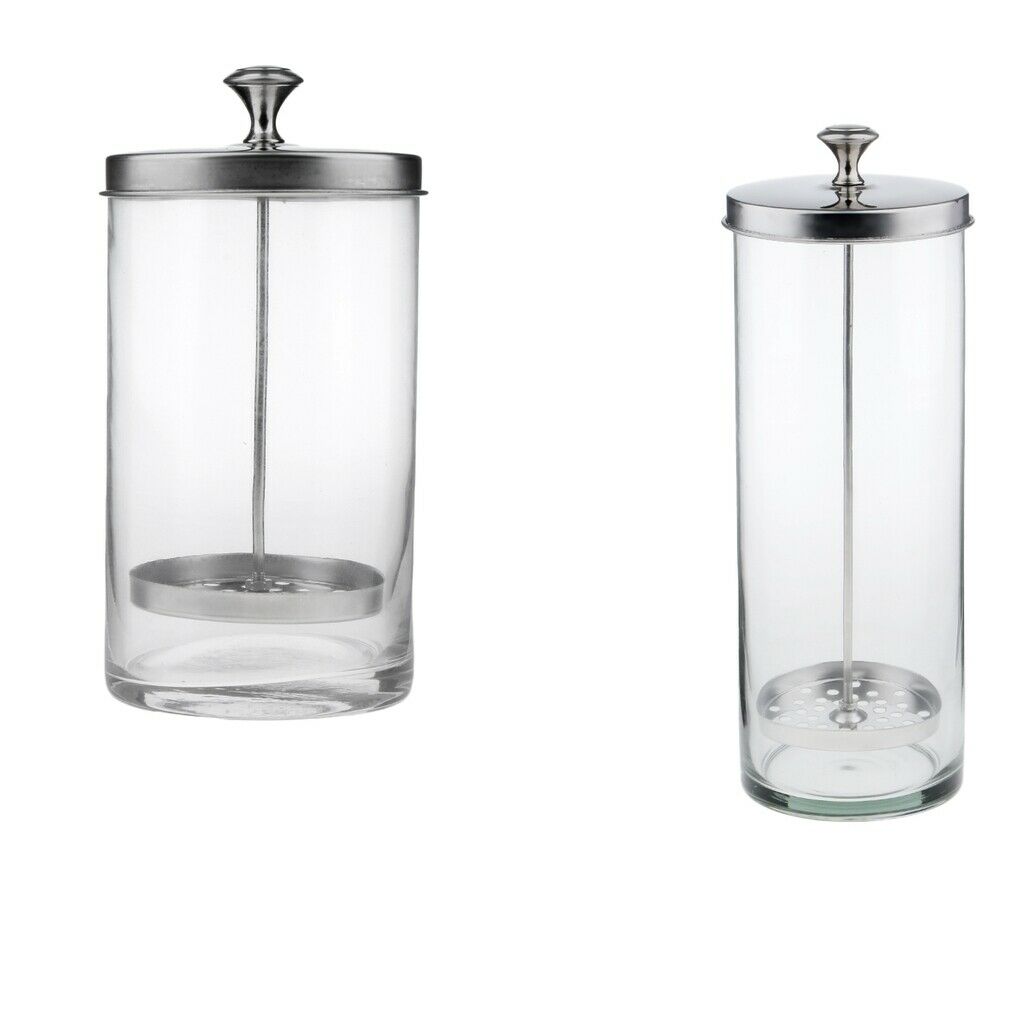3x Disinfecting Disinfectant Jar Sanitizer Jar for Barber Scissors Tools