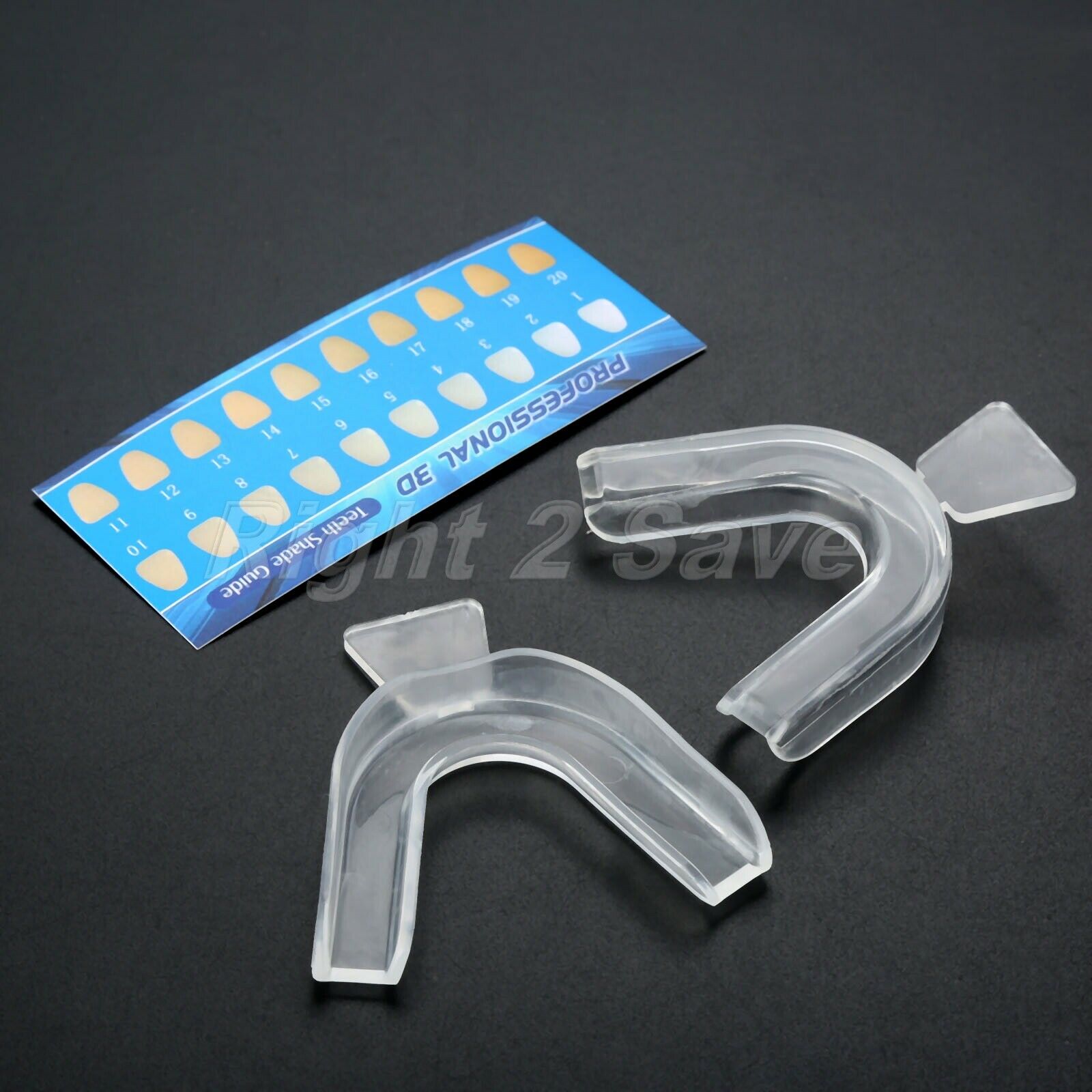 Teeth Whitening Kit 10 Tubes+2 Trays+LED Light Tooth Bleach Bright Oral Hygiene