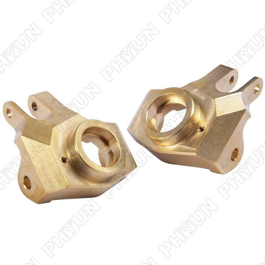 1 Pair Brass Metal Steering Knuckle For 1/10 RC Axial SCX10 II Front Axle 90046