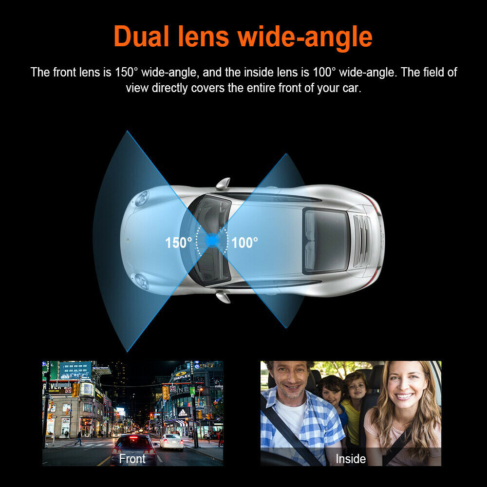 3inch Car Driving Recorder Motion Detection 1080P Infrared Night Vision Video