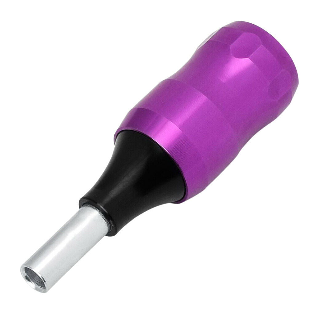 Tattoo Machine Handle Grips Tip Needle Tube Tattoo Spray Supply Tools Purple
