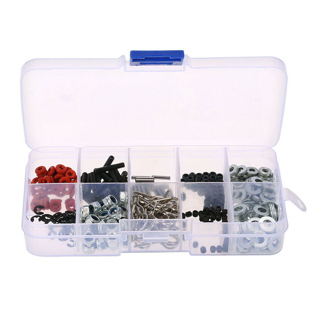 Set/340pcs Assorted RC Screws Tool Set for RC Car Kit HSP Axial Replacement