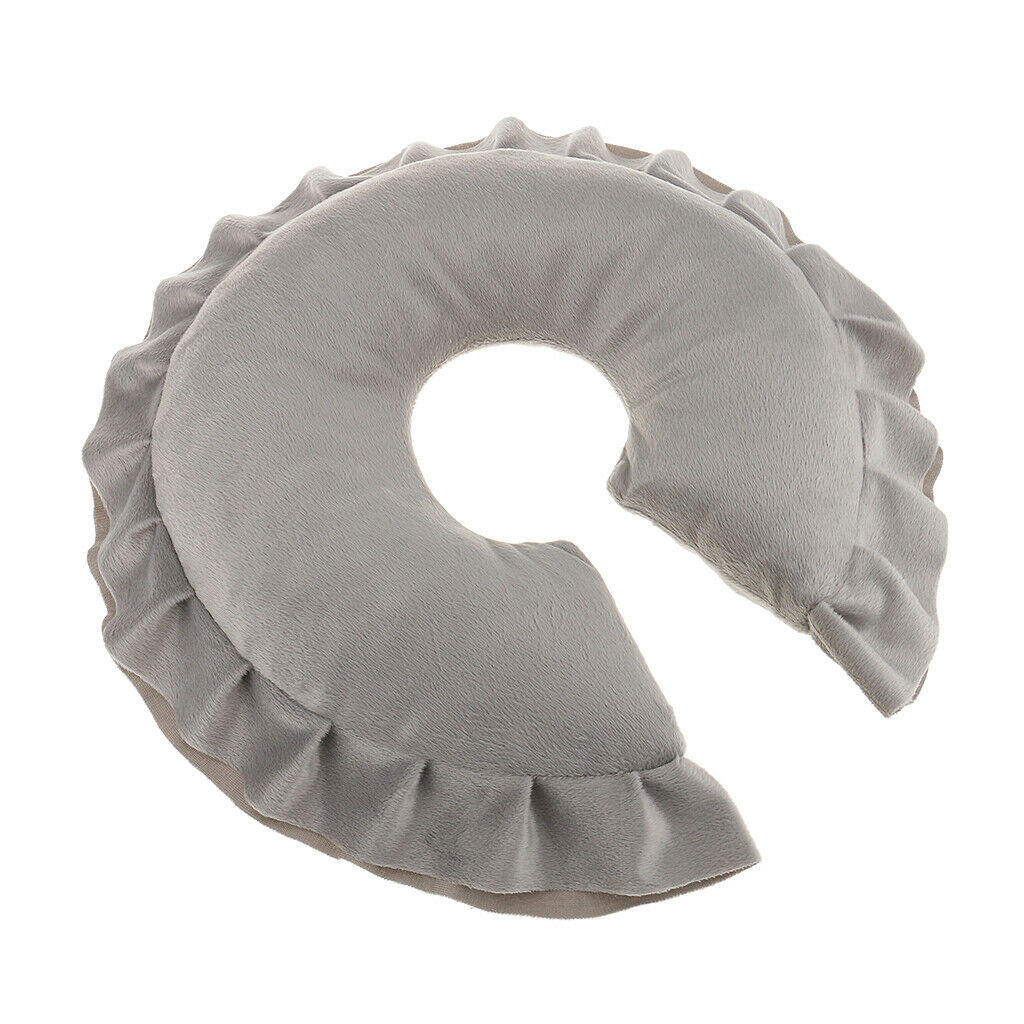 1Pcs Soft Spa Massage Table Cradle Face Pillow Neck Head Cushion Gray