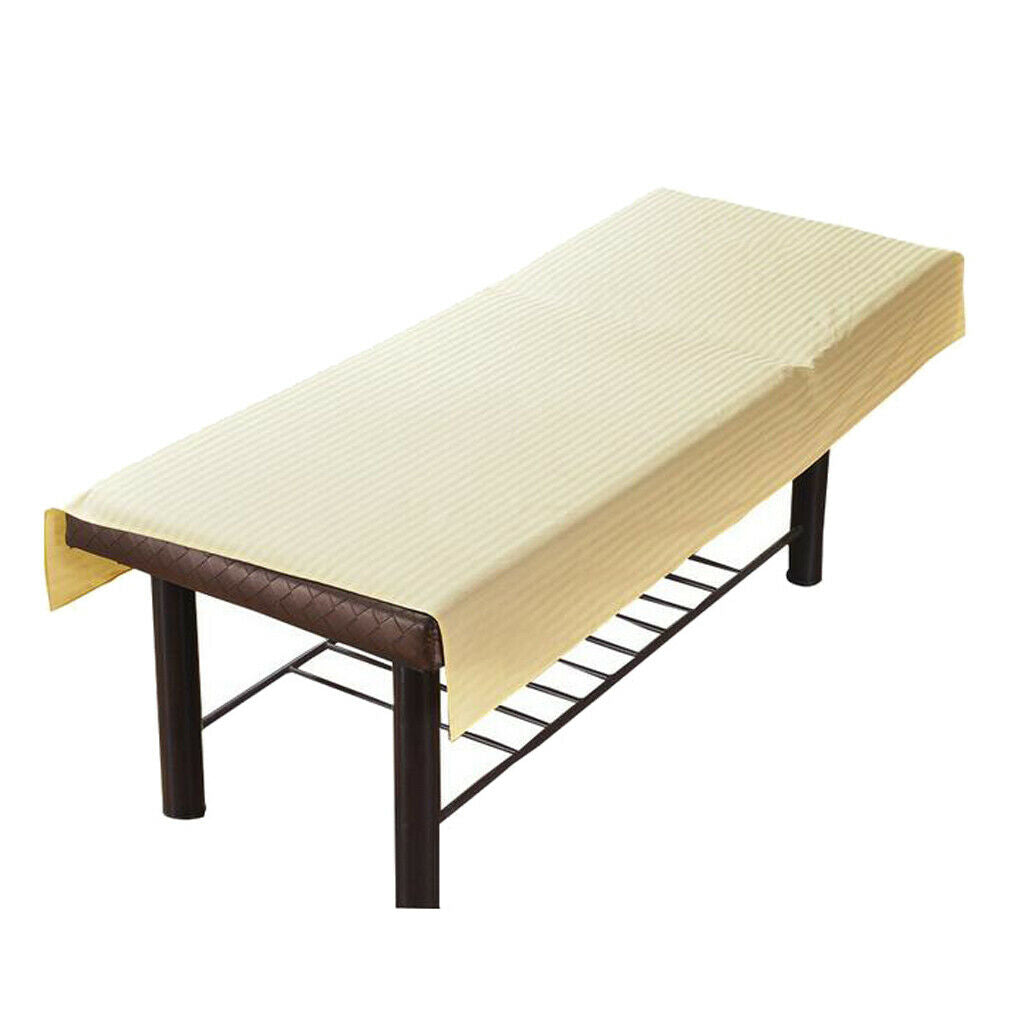 2 Color 120x180cm Beauty Massage SPA Treatment Cotton Stripe Bed Table Cover