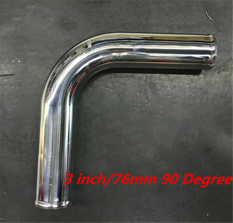 3 inch/76mm 90 Degree Elbow Aluminum Turbo Intercooler Pipe Piping Tubing
