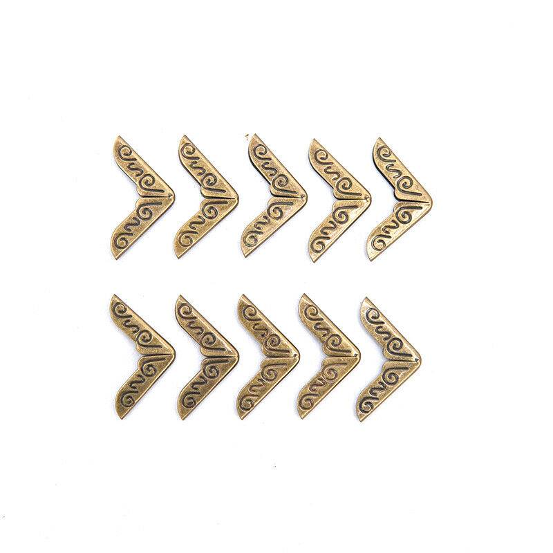 10x Metal corner Book Scrapbooking Albums Menus Folders Corner Protecto.l8