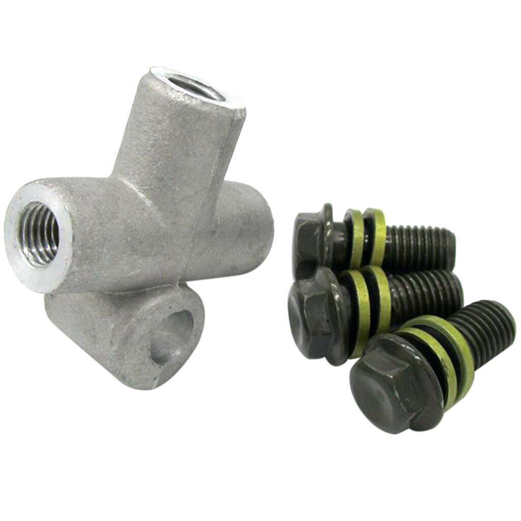 10mm Aluminum Hydraulic Brake Hose Pipe Tee Coupling For Motorcross ATV