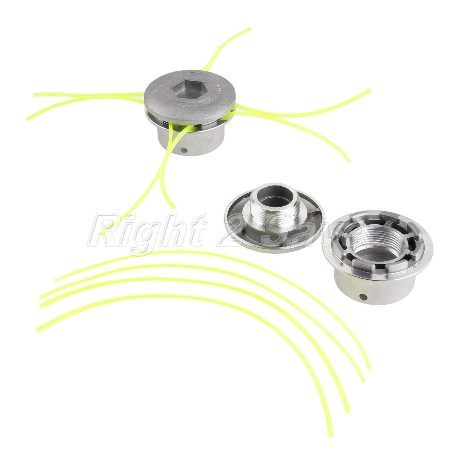 Brush Cutter Thread Nylon Cutting Line Replacement Aluminum Grass Trimmer Head