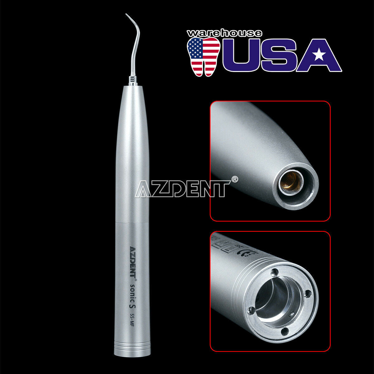 3Pcs Dental Air Scaler Handpiece Sonic S for MULTIflex Quick Coupling SS-MF