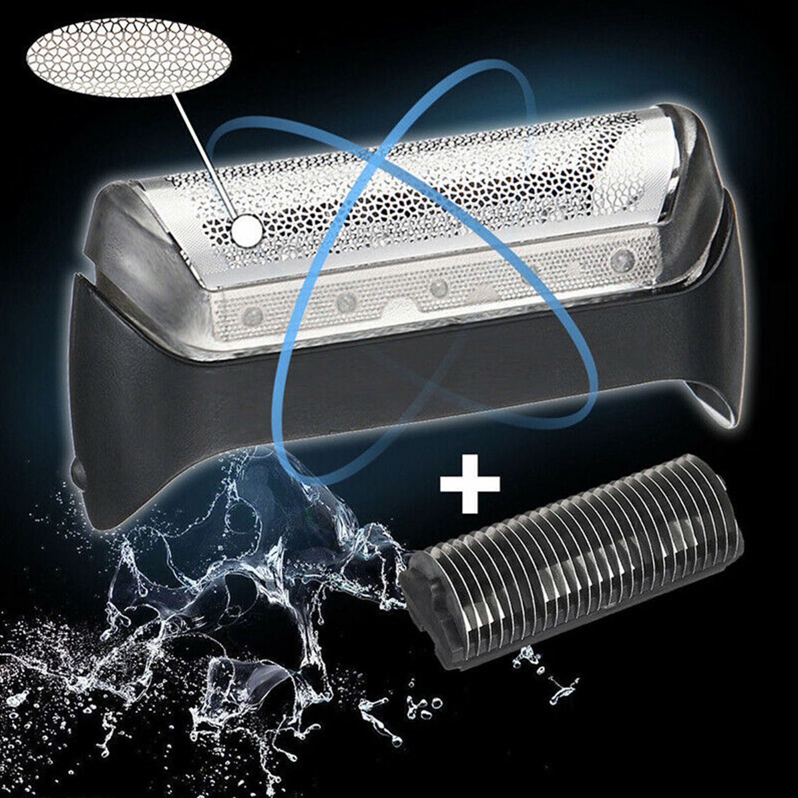 Shaver Replacement Foil Razor Head Cutter For Braun Series 3 32B 32S 320 310