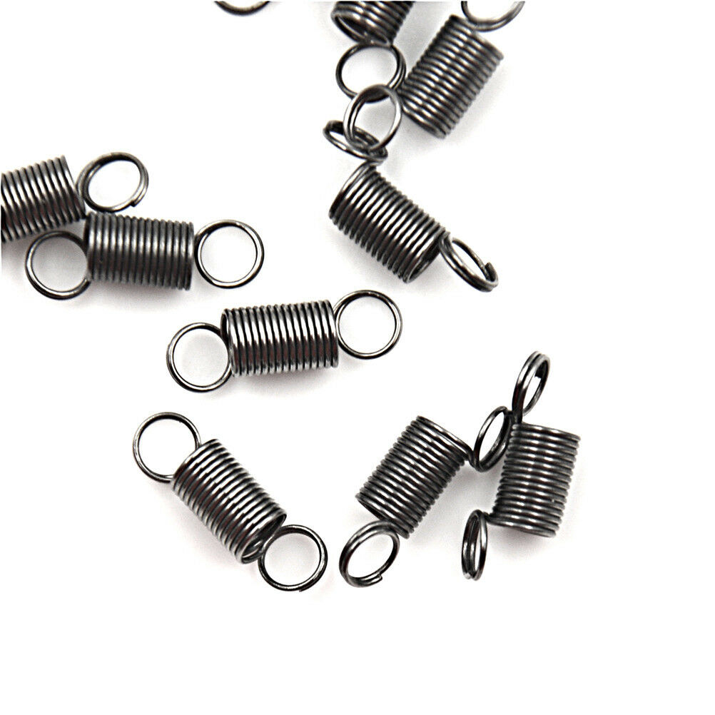 10PCS 15mm Stainless Steel small Tension Spring With Hook For Tensile DIY .l8