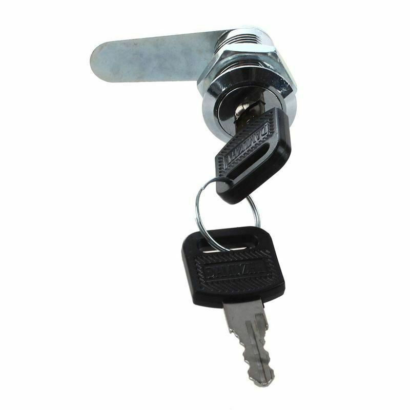 Cam Lock w/ 2 Keys For Office Furniture Cabinet Cupboard Door Drawer Mailbox