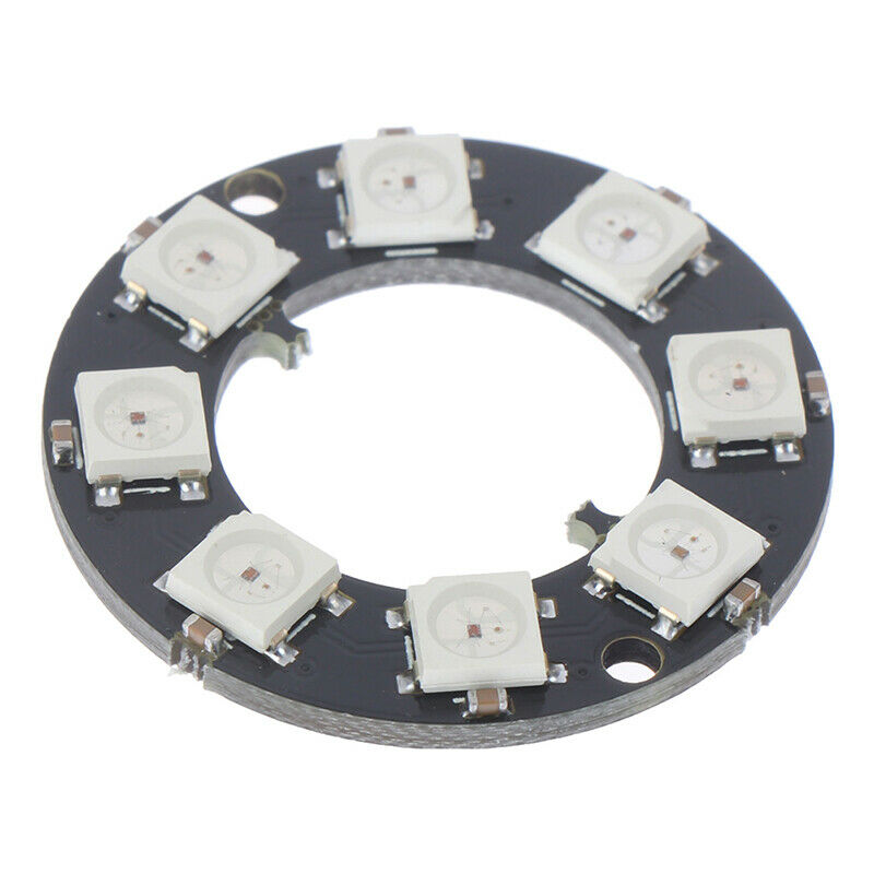 RGB LED Ring 8Bits LEDs WS2812 5050 RGB LED Ring Lamp With Integrated DriYUY1