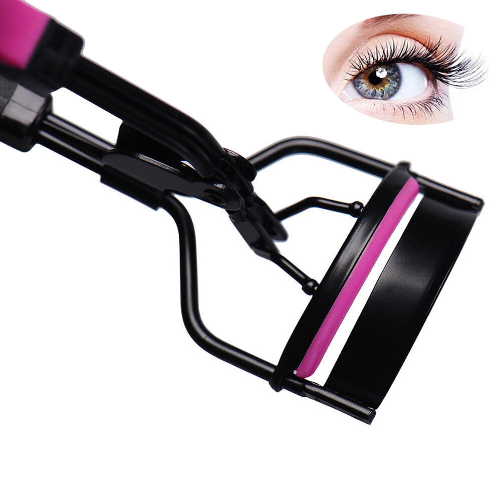Handle Eyelash Curler Clip Eye Curling Proffessional Beauty Makeup Tool Cosmetic