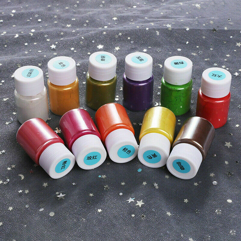 14 Couleurs Bain Bombe Perle Slime Coloriage Mica Poudre Savon Dye Maquillage