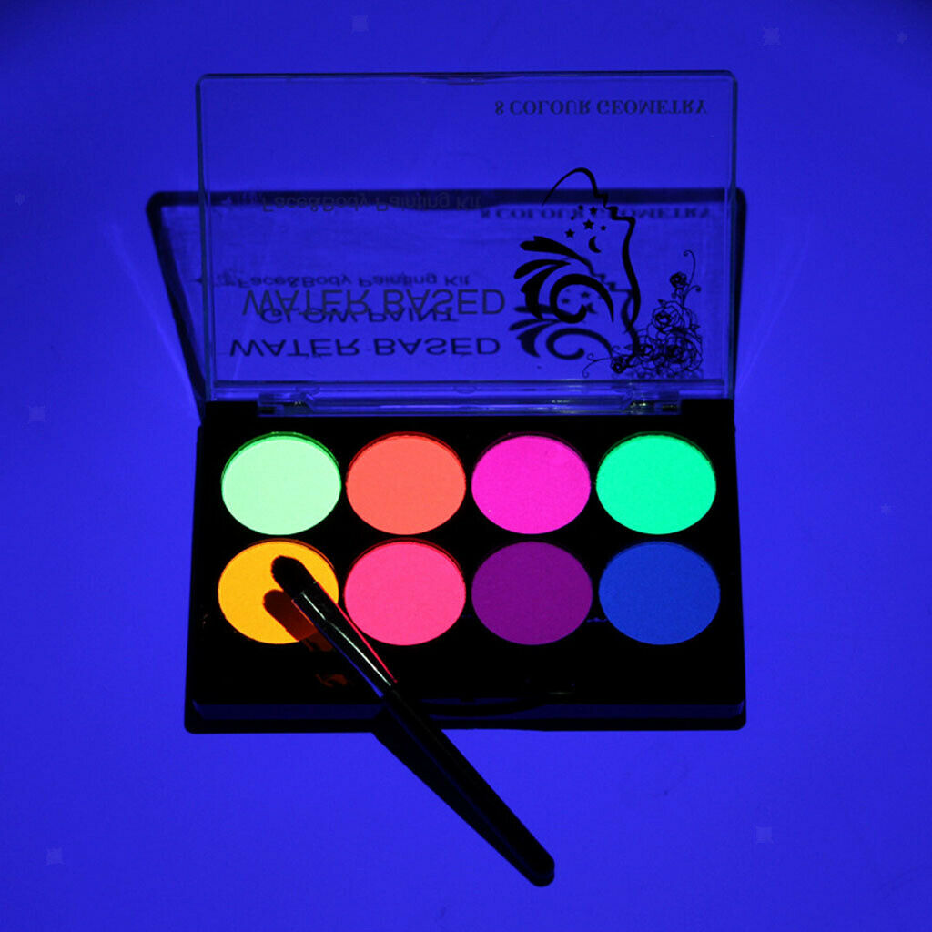 8 Colors Face body paint For Christmas Halloween face paint Makeup Palettes