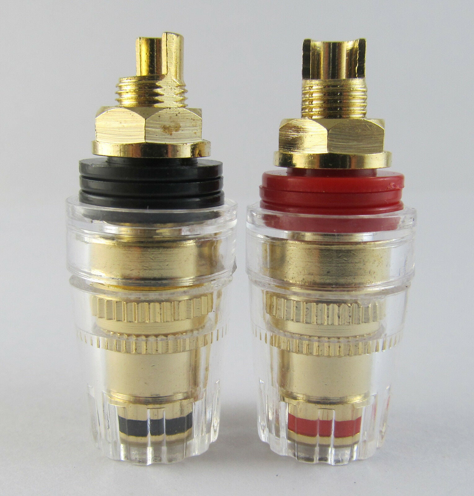 12 pcs HIFI Speaker Cable Terminal Copper 4mm banana jack Binding Post 45mm