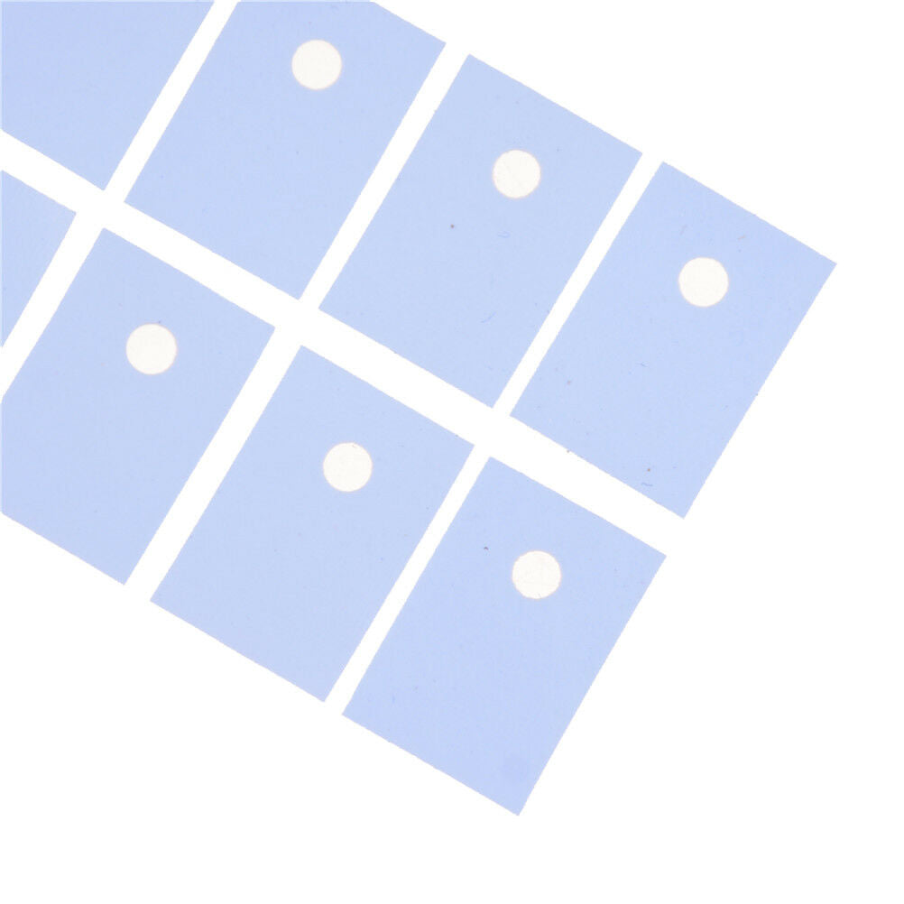 100pcs TO-220 Silicon Rubber Pad Insulation Silicon Heatsink Silicon Shee.l8