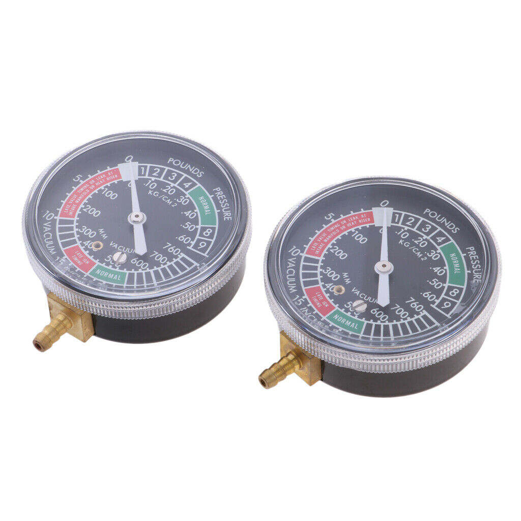2x Motorcycle Carburetor Carb Vacuum Gauge Balancer Synchronizer Diagnostic Tool