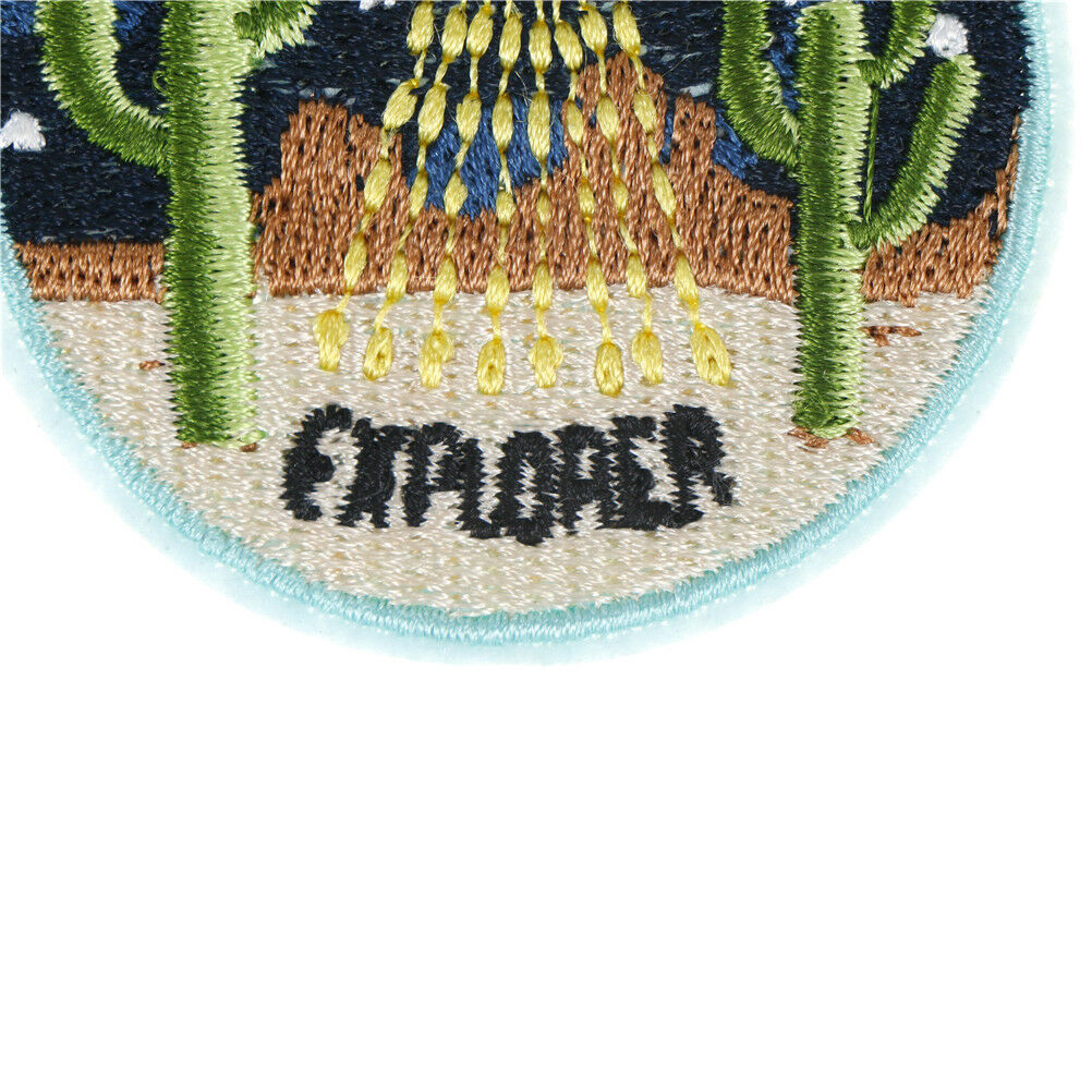 Cactus Fabric Patch Embroidered Sew on Patches For Clothing DIY Decoration.l8