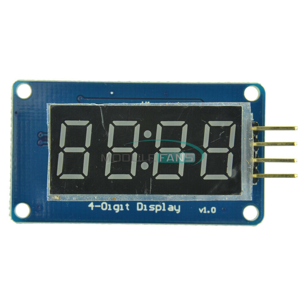 TM1637 4-Bits Digital Tube LED Clock Display Module For Arduino Due UNO 2560 R3