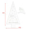 Christmas Holiday Xmas Tree Foam Hollow Out Elk Christmas Ornaments DIY