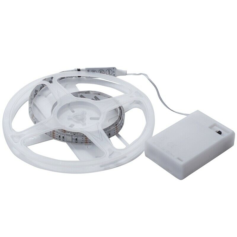 4.5V Battery Operated 50Cm Rgb Led Strip Light Waterproof Craft Hobby Light U7N5